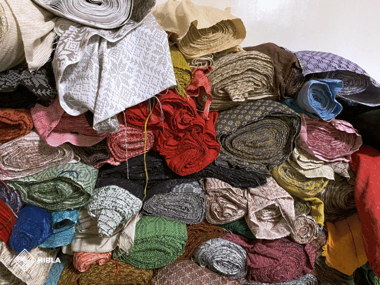 Filipino women working on traditional weaving techniques